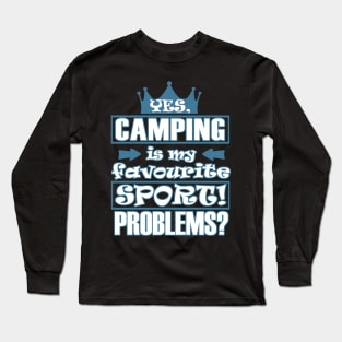 Camping Adventure Campfire Tent Women Long Sleeve T-Shirt